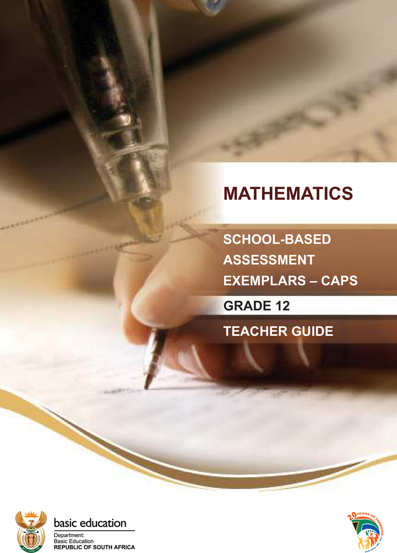 Mathematics Teacher Guide English Sba