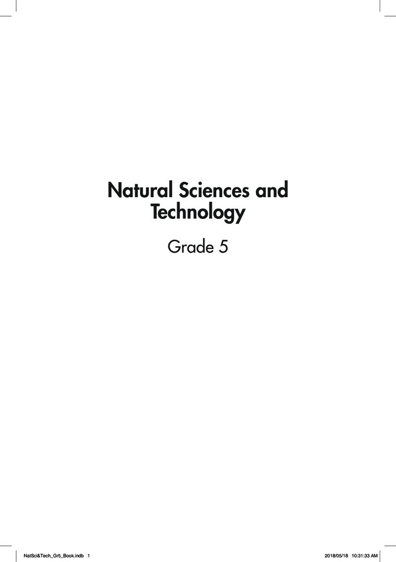 Natsci Tech Learner Book Grade 5
