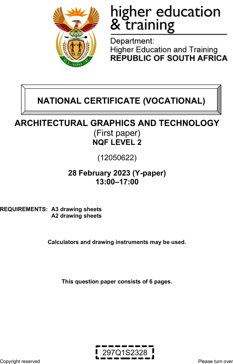 Architectural Graphics And Technology L2 P1 QP Feb 2023