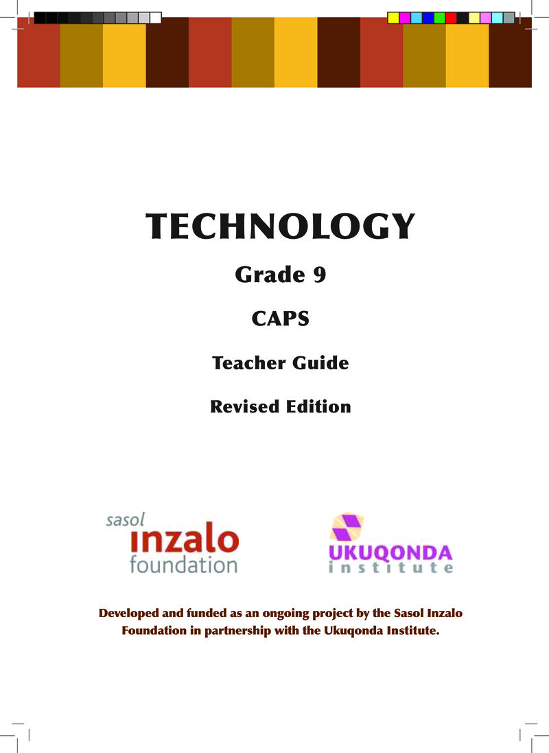 Technology Teacher Guide Grade 9