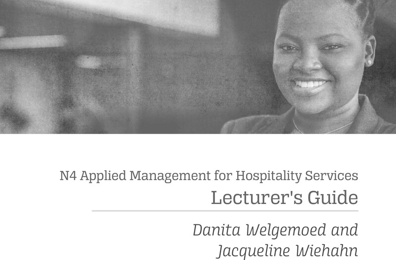 Applied Management For Hospitality Services Lecturer Guide N4