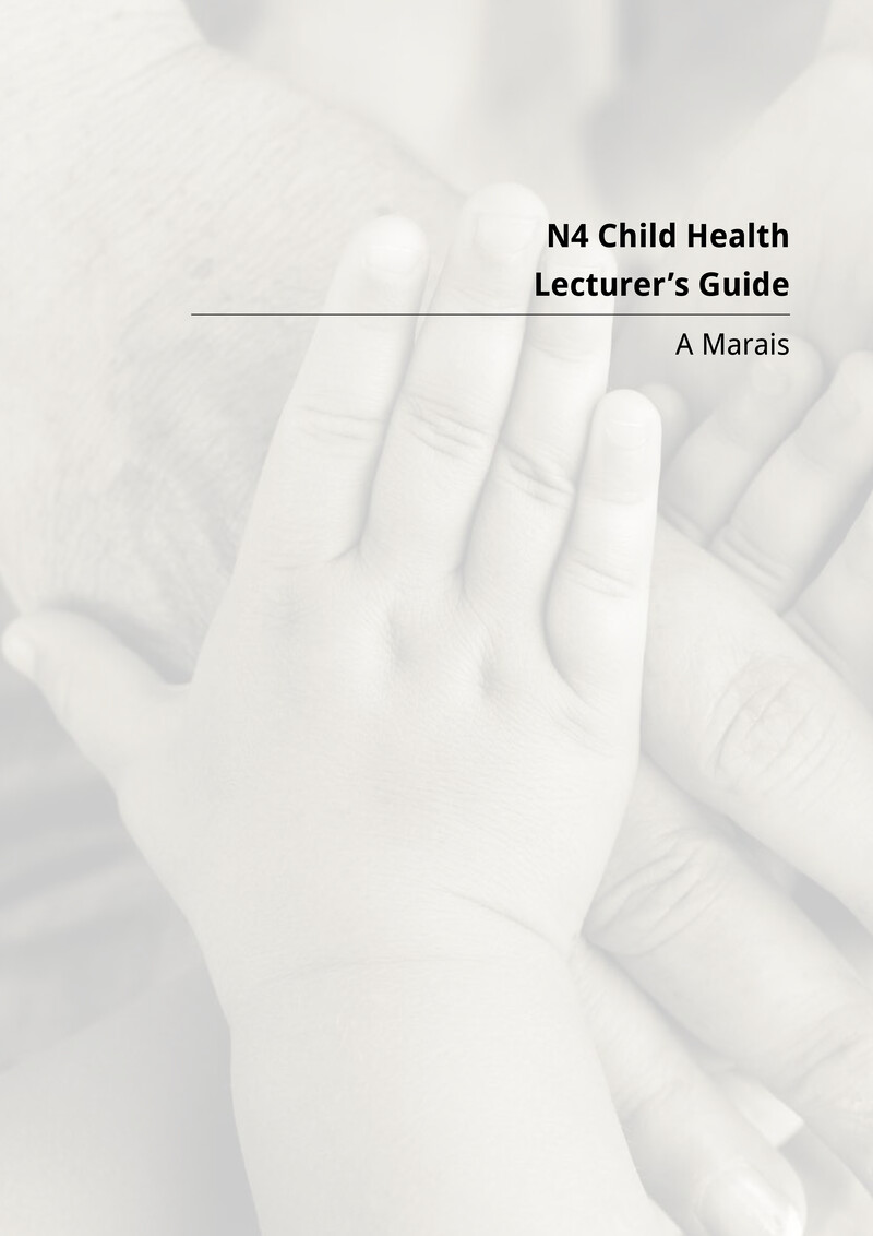 Child Health Lecturer Guide N4