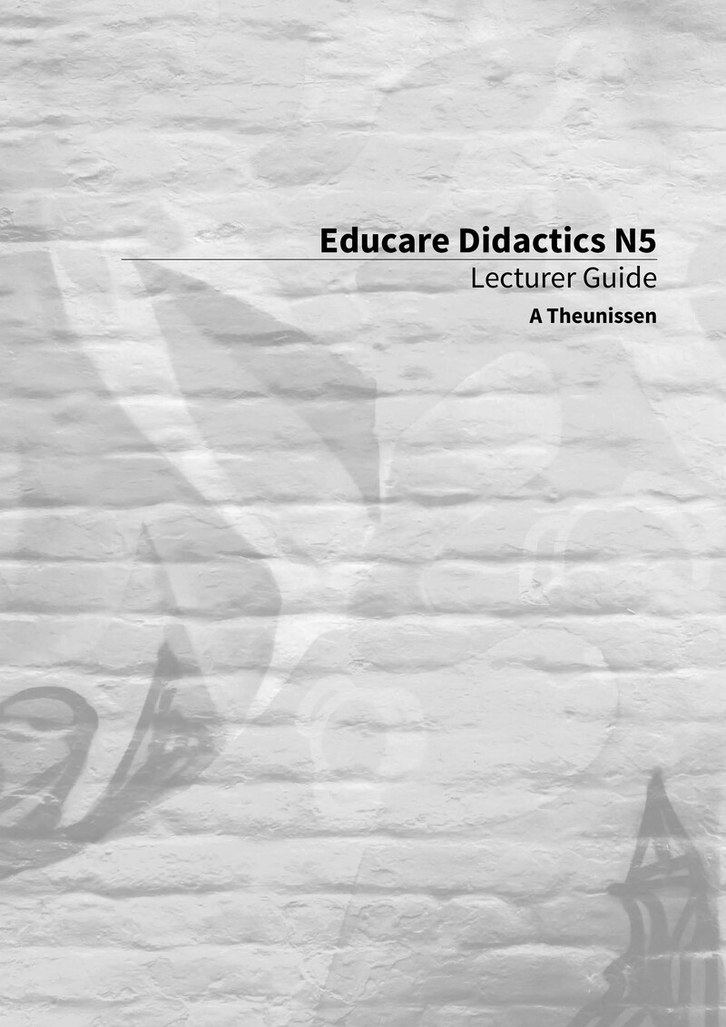 Educare Didactics Lecturer Guide N5 cover