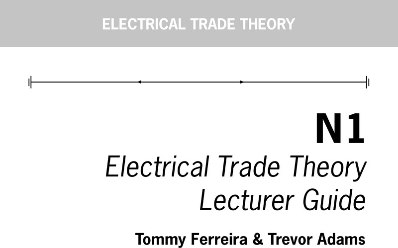 Electrical Trade Theory Lecturer Guide N1