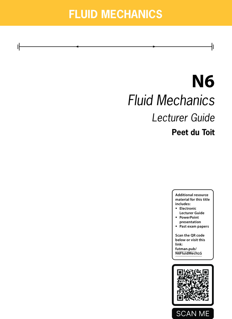 Fluid Mechanics Lecturer Guide N6