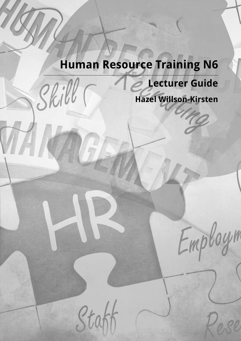 Human Resource Training Lecturer Guide N6
