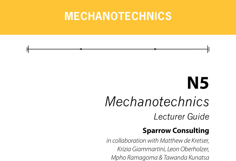 Mechanotechnics Lecturer Guide N5 cover
