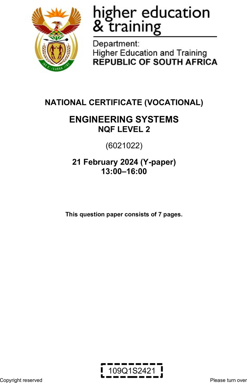 Nc1150 Engineering Systems L2 QP Supp 2024