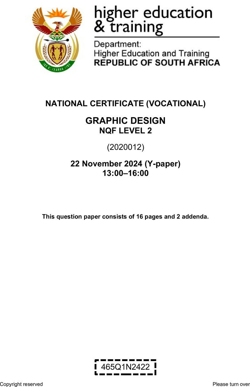 Nc1430 Graphic Design L2 QP Nov 2024