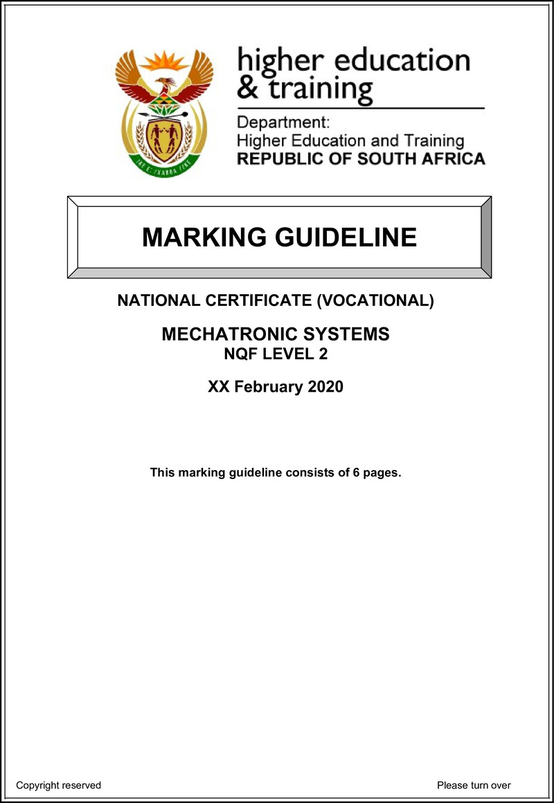 Nc2090 Mechatronic Systems L2 Memo Feb 2020