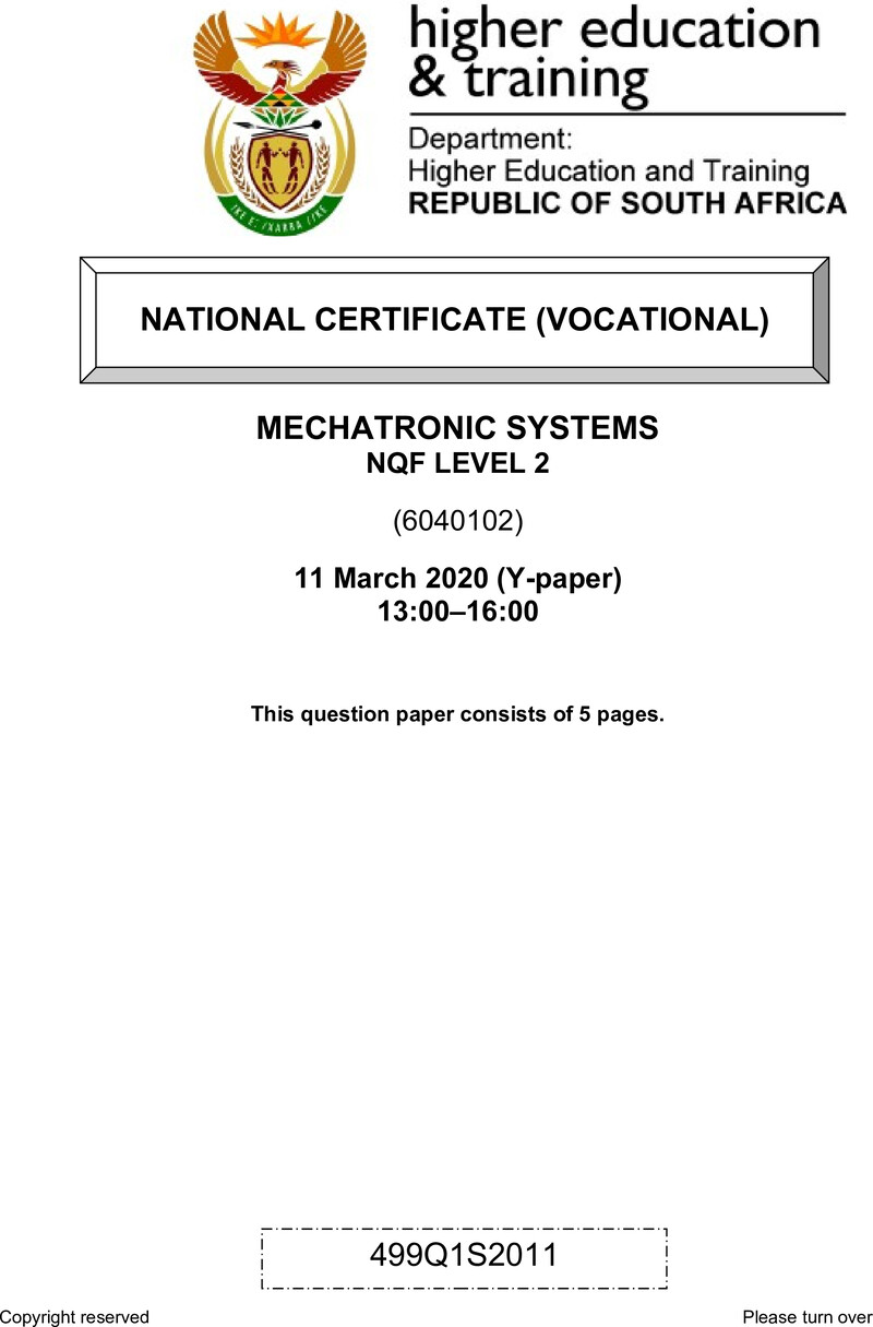 Nc2090 Mechatronic Systems L2 QP Feb 2020