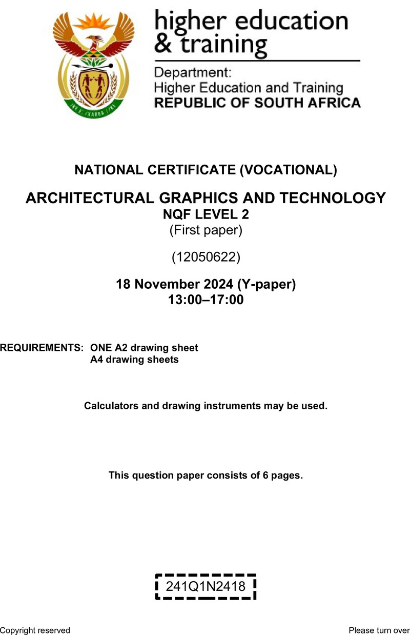 Nc230 Architectural Graphics And Technology L2 P1 QP Nov 2024