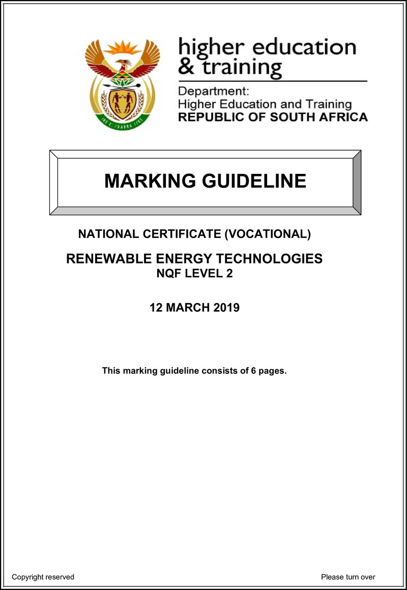 Nc2640 Renewable Energy Technologies L2 Memo Supp 2019