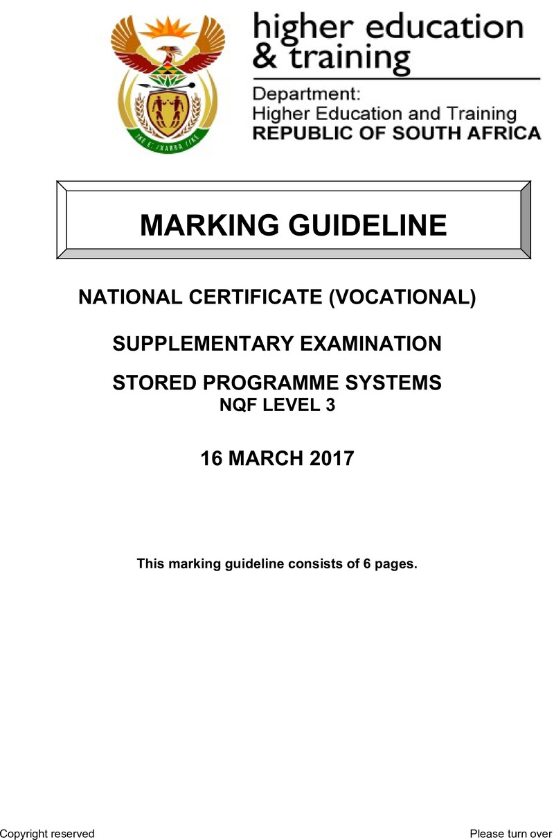 Nc2730 Stored Programme Systems L3 Memo Supp 2017