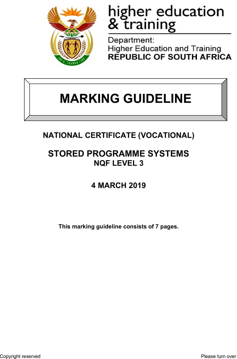 Nc2750 Stored Programme Systems L3 Supp Memo 2019