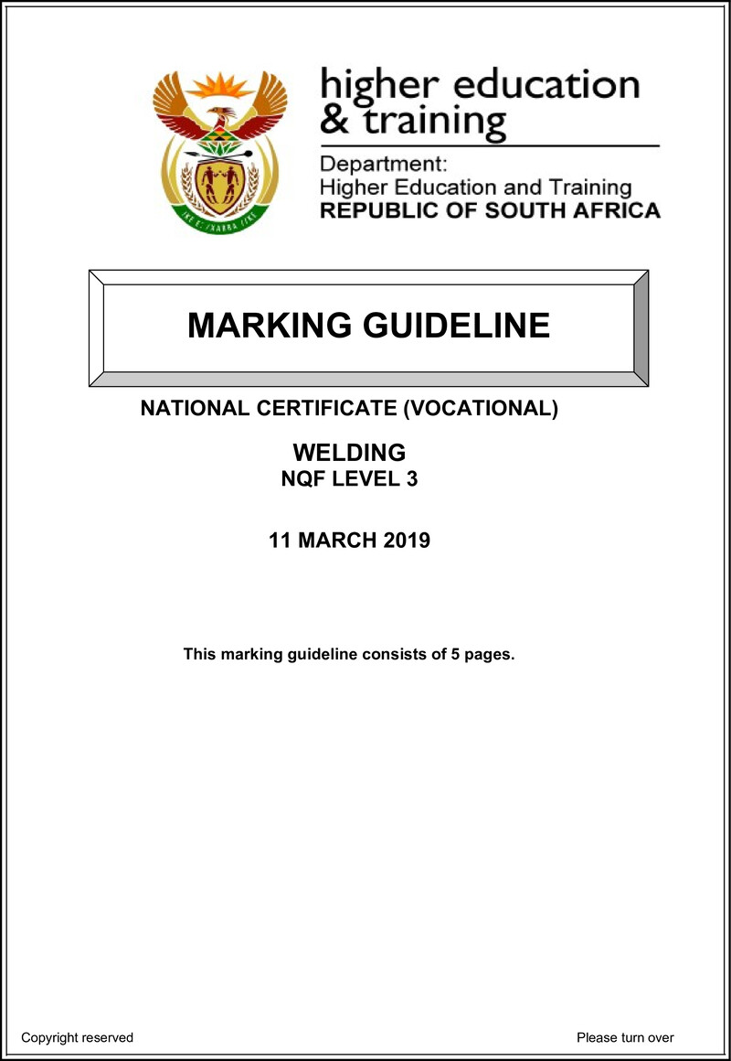 Nc2990 Welding L3 Memo Supp 2019