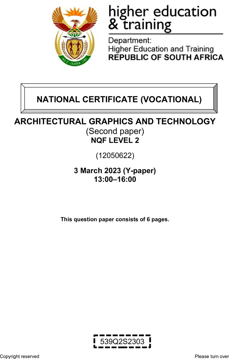 Architectural Graphics And Technology L2 P2 QP Feb 2023