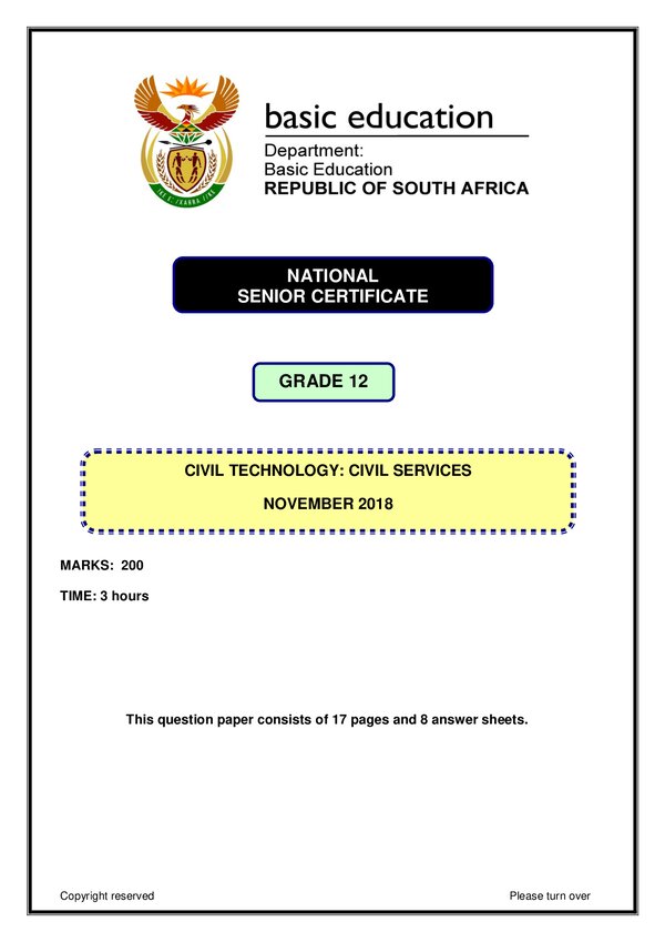 Civil Services Paper 1 (English) Gr12