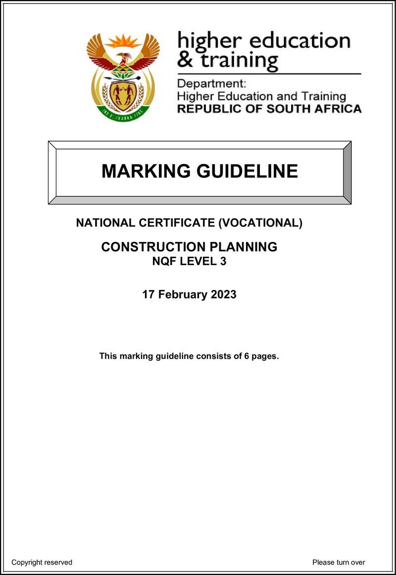 Nc600 Construction Planning L3 Memo Supp Feb 2023