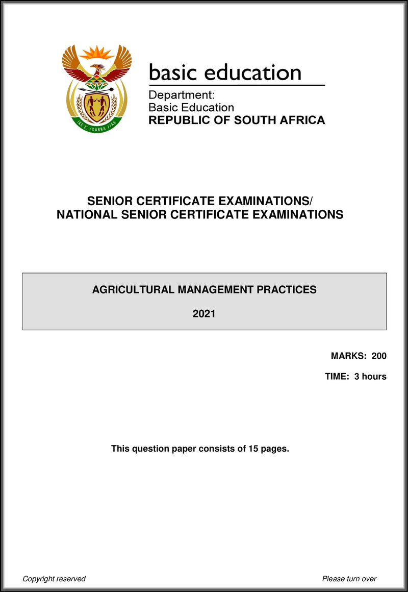Agricultural Management Practices May June 2021 Eng Gr12