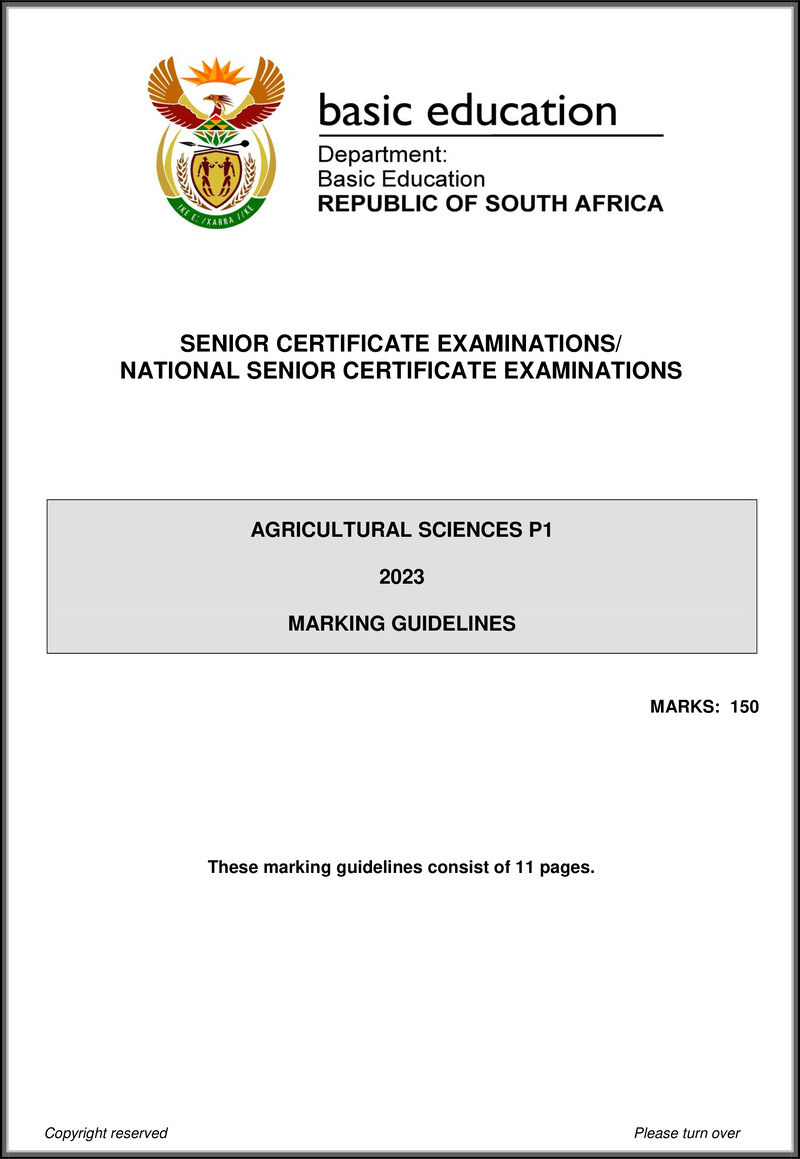 Agricultural Sciences P1 May June 2023 Mg Eng Gr12