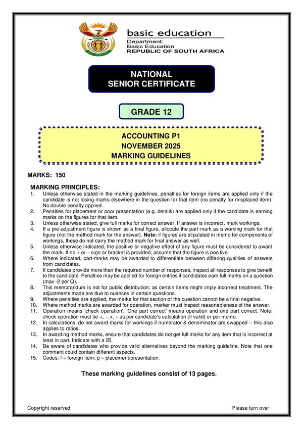 Accounting Memo 1 (English)