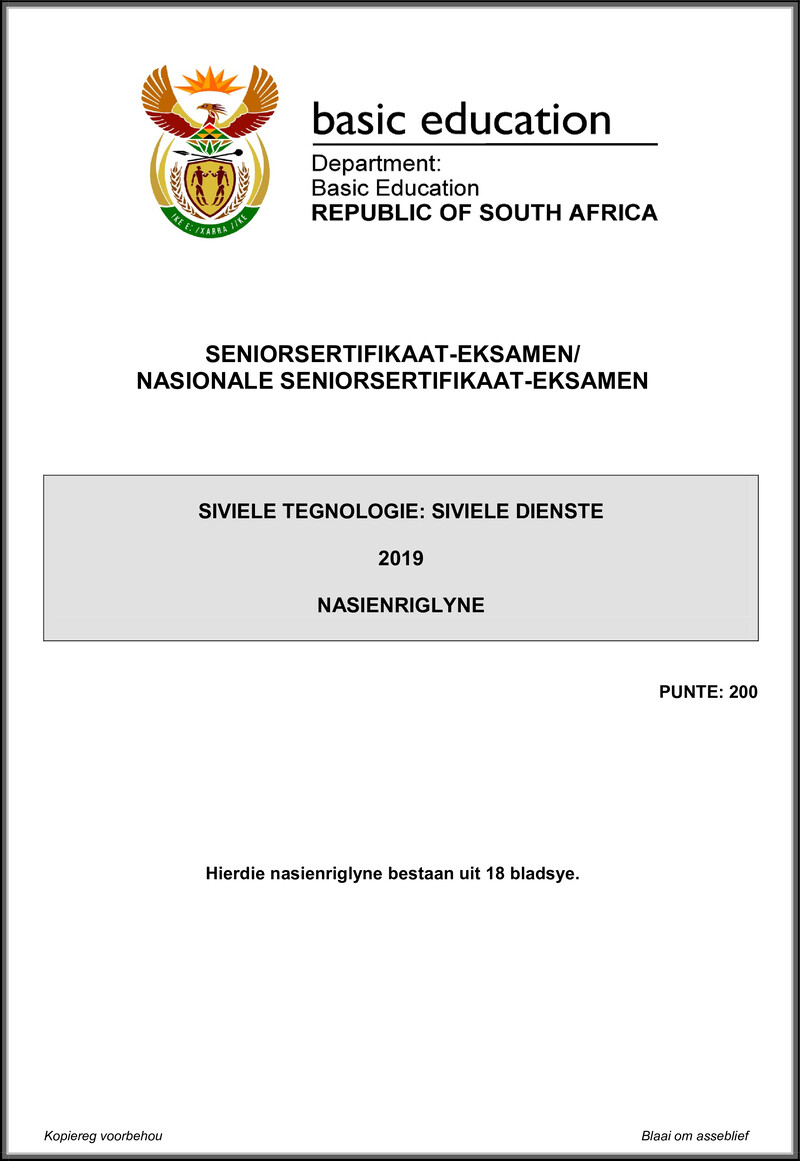 Civil Technology May June 2019 Civil Services Memo Afr Gr12