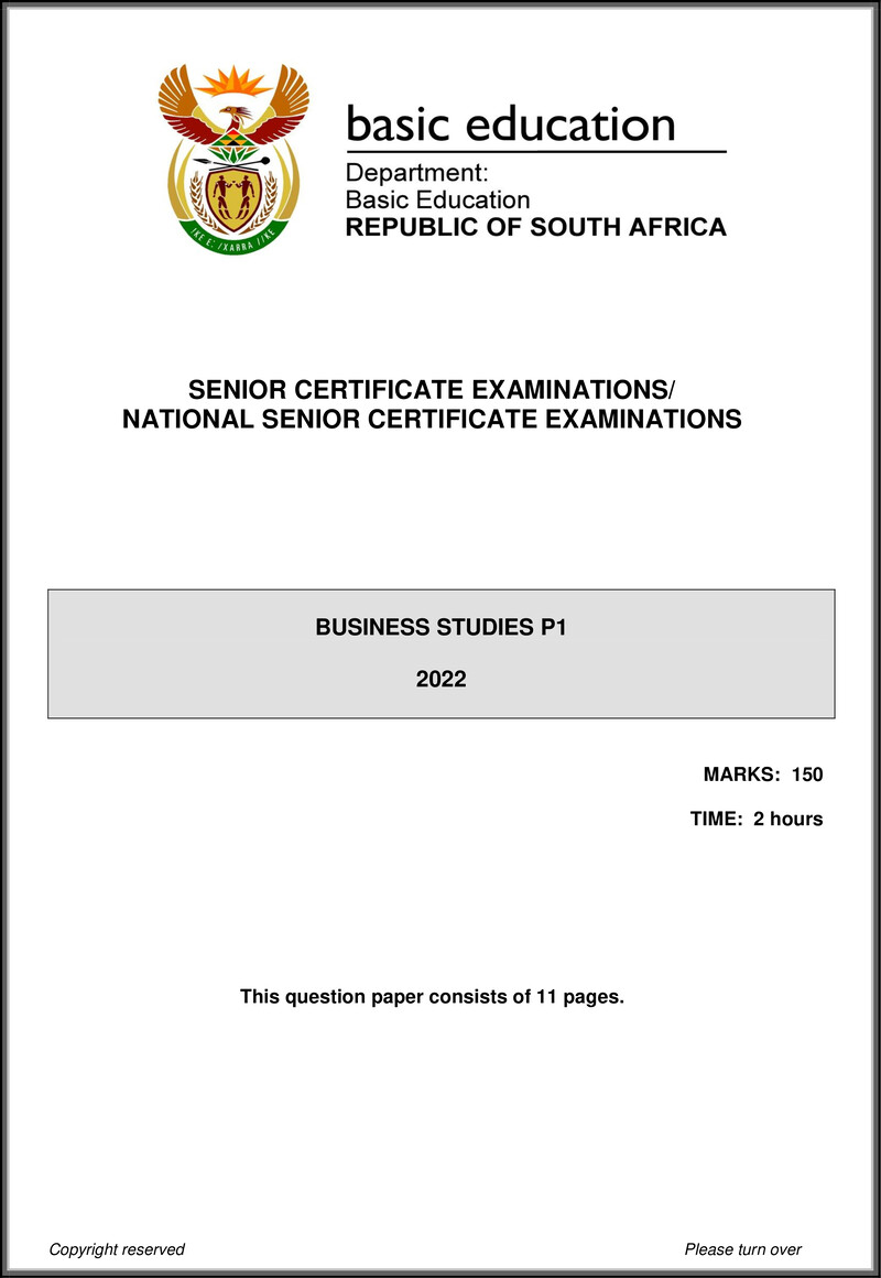 Business Studies P1 May June 2022 Eng Gr12