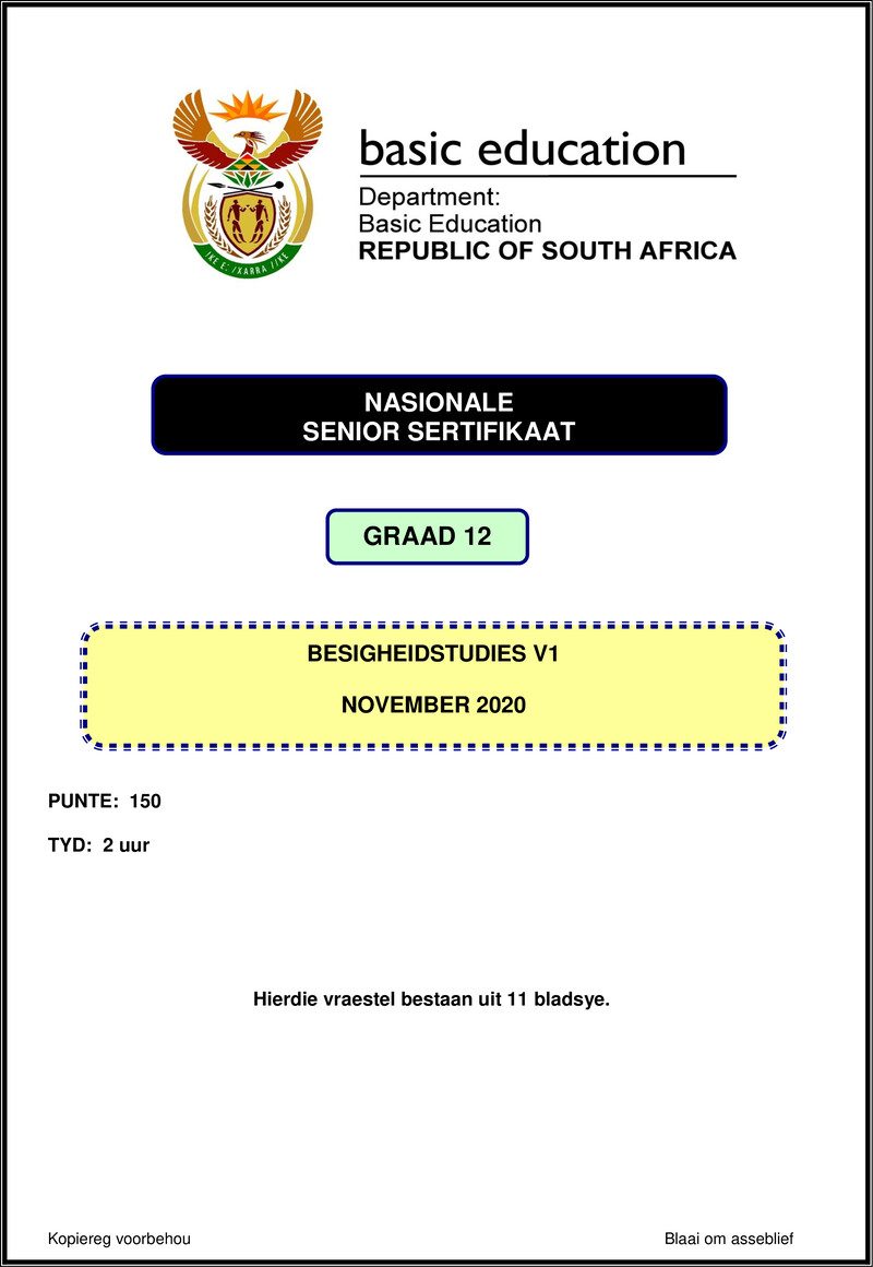 Business Studies P1 Nsc Nov 2020 Afr Gr12