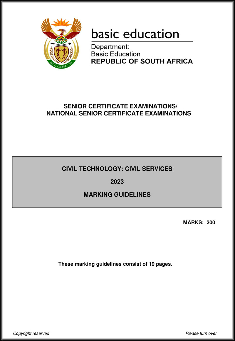 Civil Technology May June 2023 Civil Services Mg Eng Gr12