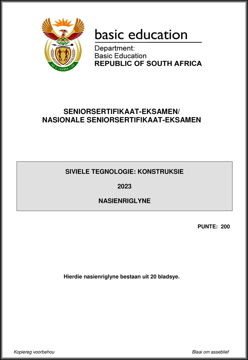 Civil Technology May June 2023 Construction Mg Afr Gr12