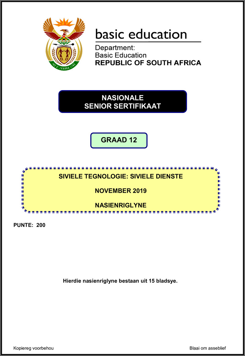 Civil Technology Nov 2019 Civil Services Memo Afr Gr12