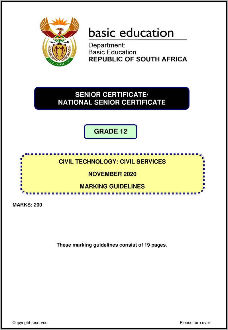 Civil Technology Nov 2020 Civil Services Memo Eng Gr12