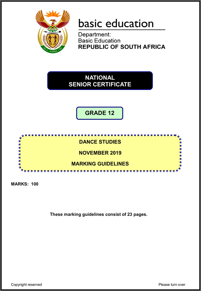 Dance Studies Nov 2019 Memo Eng Gr12