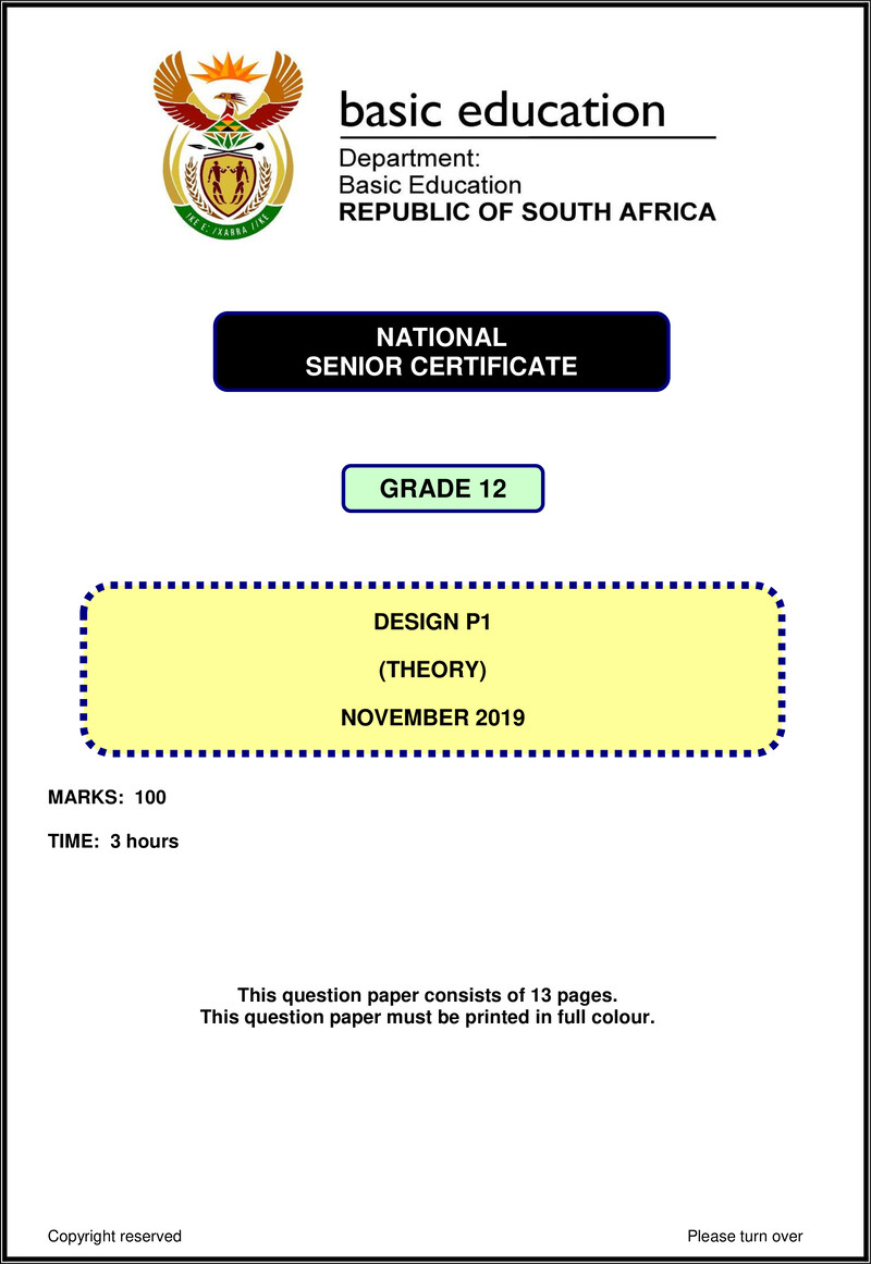 Design P1 Nov 2019 Eng Gr12