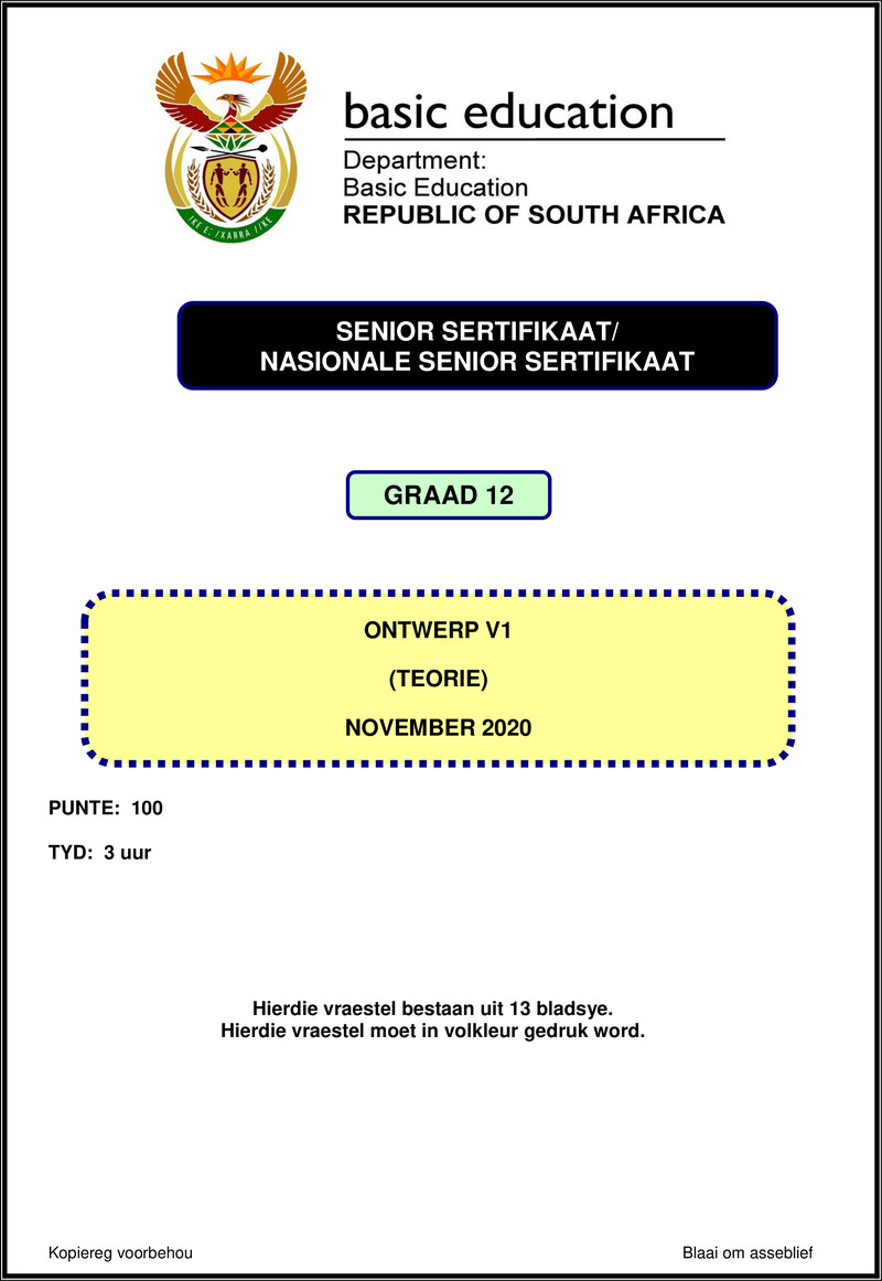 Design P1 Nov 2020 Afr Gr12