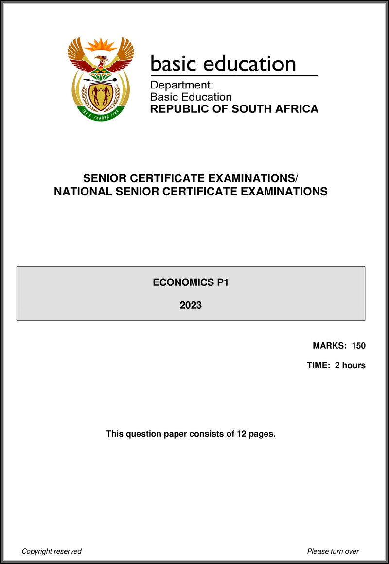 Economics P1 May June 2023 Eng Gr12
