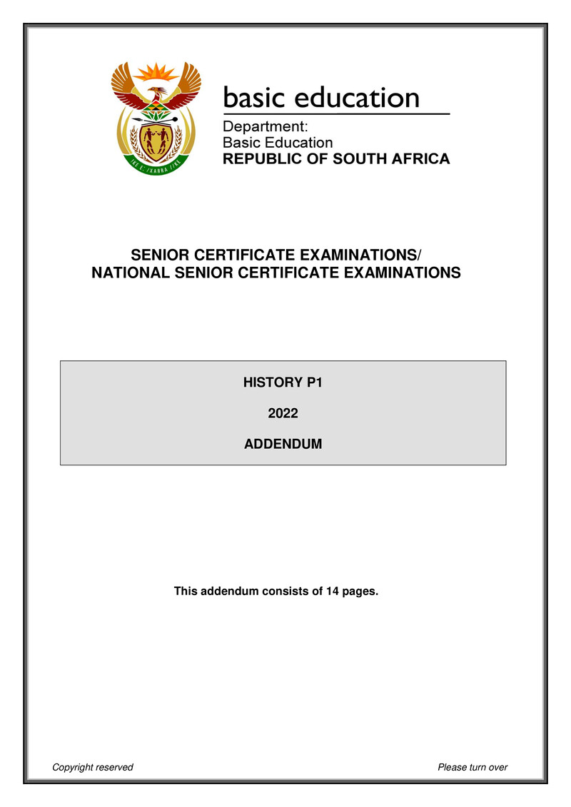 History P1 May June 2022 Addendum Eng Gr12