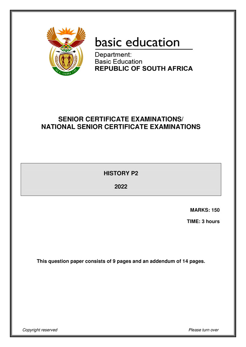 History P2 May June 2022 Eng Gr12