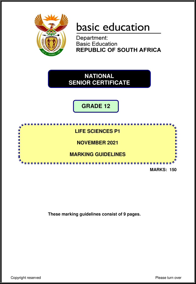 Life Sciences P1 Nov 2021 Mg Eng Gr12
