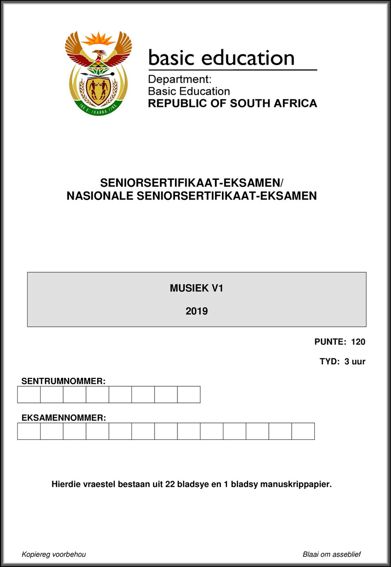 Music P1 May June 2019 Afr Gr12