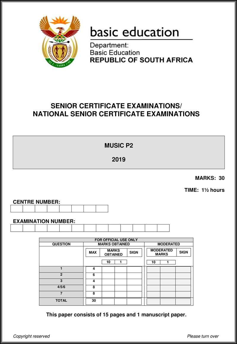 Music P2 May June 2019 Eng Gr12