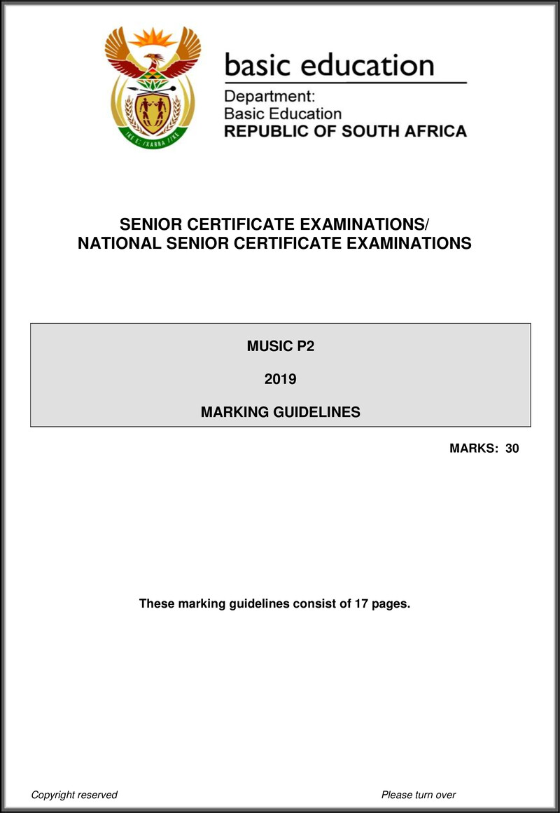 Music P2 May June 2019 Memo Eng Gr12