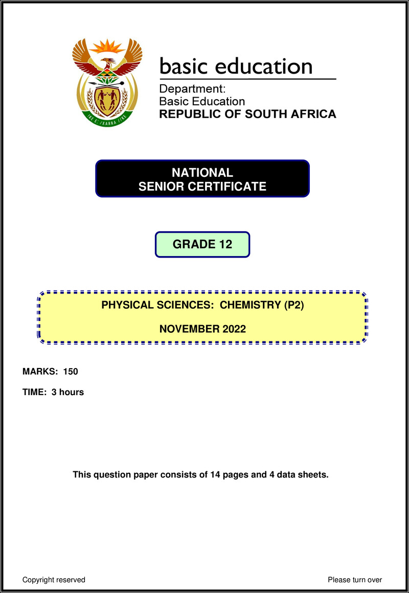 Physical Sciences P2 Nov 2022 Eng Gr12