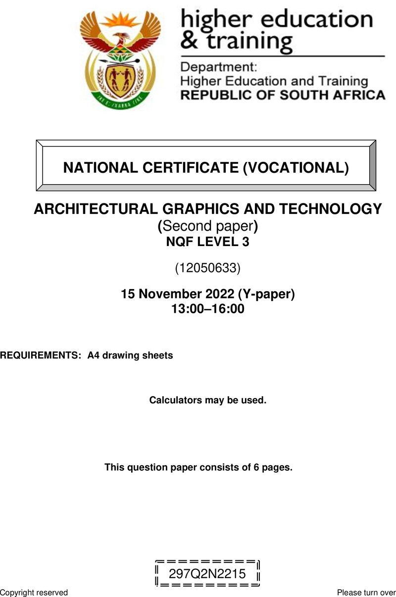 Nc260 Architectural Graphics And Technology L3 P2 QP Nov 2022