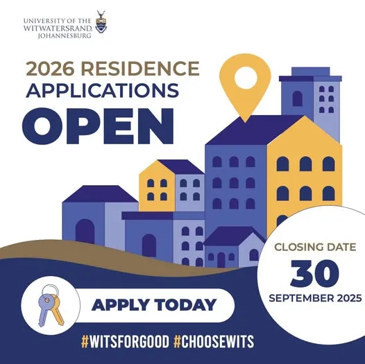 Your Home Away From Home Awaits: 2026 Wits Residence Applications Are OPEN!